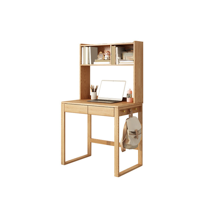 Study Desk with Storage and Drawer Child Desk and Chair Set with Hook