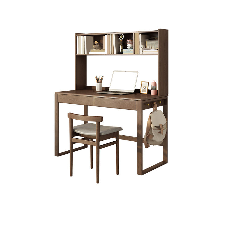 Study Desk with Storage and Drawer Child Desk and Chair Set with Hook