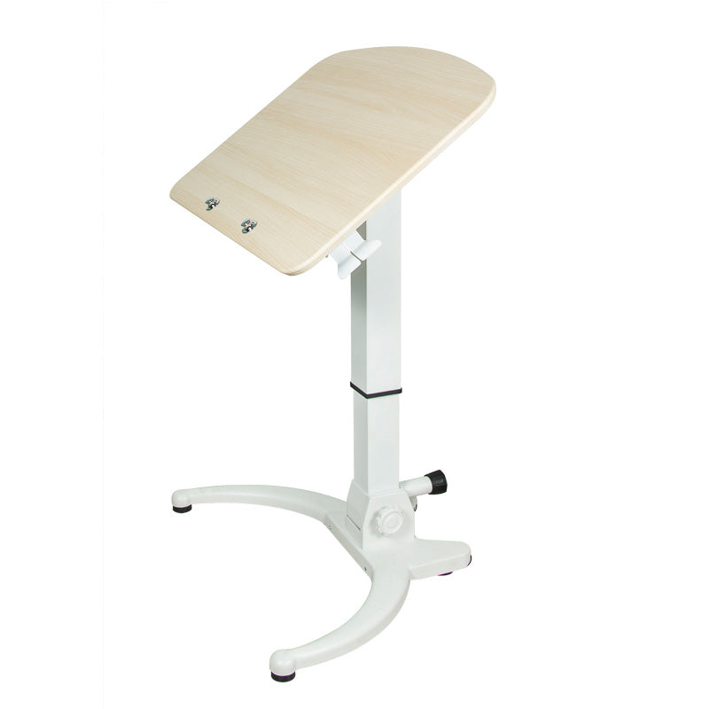 Multifunctional Lifting Standing Desk with Casters Wood Writing Desk