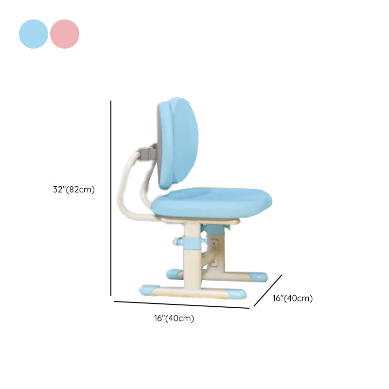 Light Children's Desk Adjustable Table with Chair Set with Storage Shelves