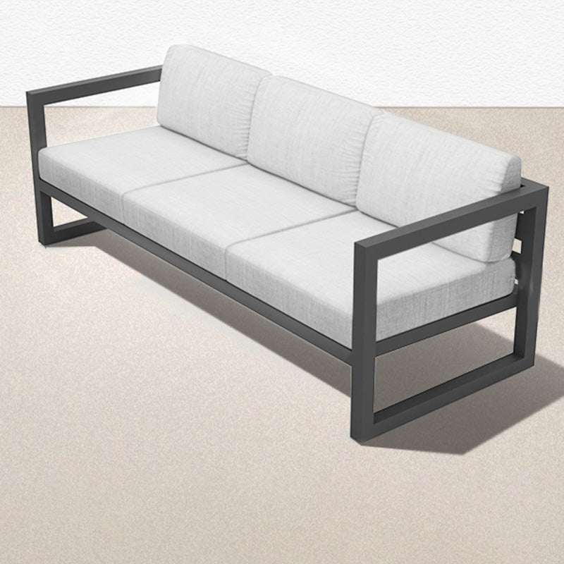 Water Resistant Outdoor Patio Sofa Aluminum 1 Piece Patio Sofa