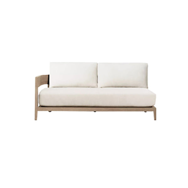 Farmhouse White Cushions Outdoor Patio Sofa/Outdoor Sectional