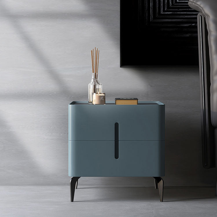 Modern Style Accent Table Nightstand Wooden Bedside Cabinet for Bedroom