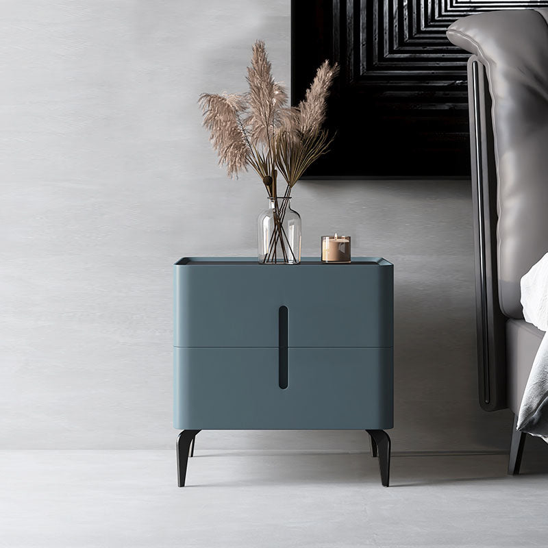 Modern Style Accent Table Nightstand Wooden Bedside Cabinet for Bedroom