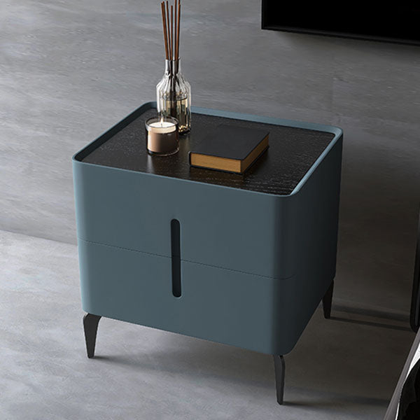 Modern Style Accent Table Nightstand Wooden Bedside Cabinet for Bedroom