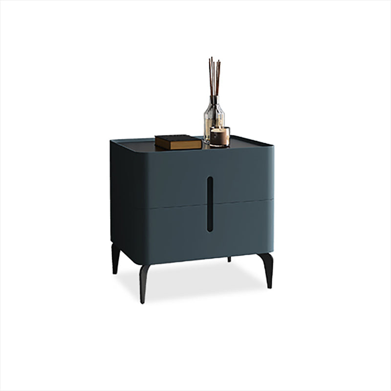 Modern Style Accent Table Nightstand Wooden Bedside Cabinet for Bedroom