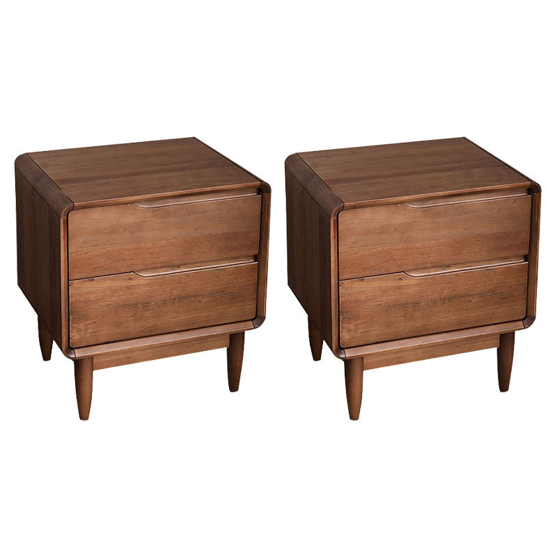 Modern Pine Bed Nightstand Drawers Included Night Table for Bedroom