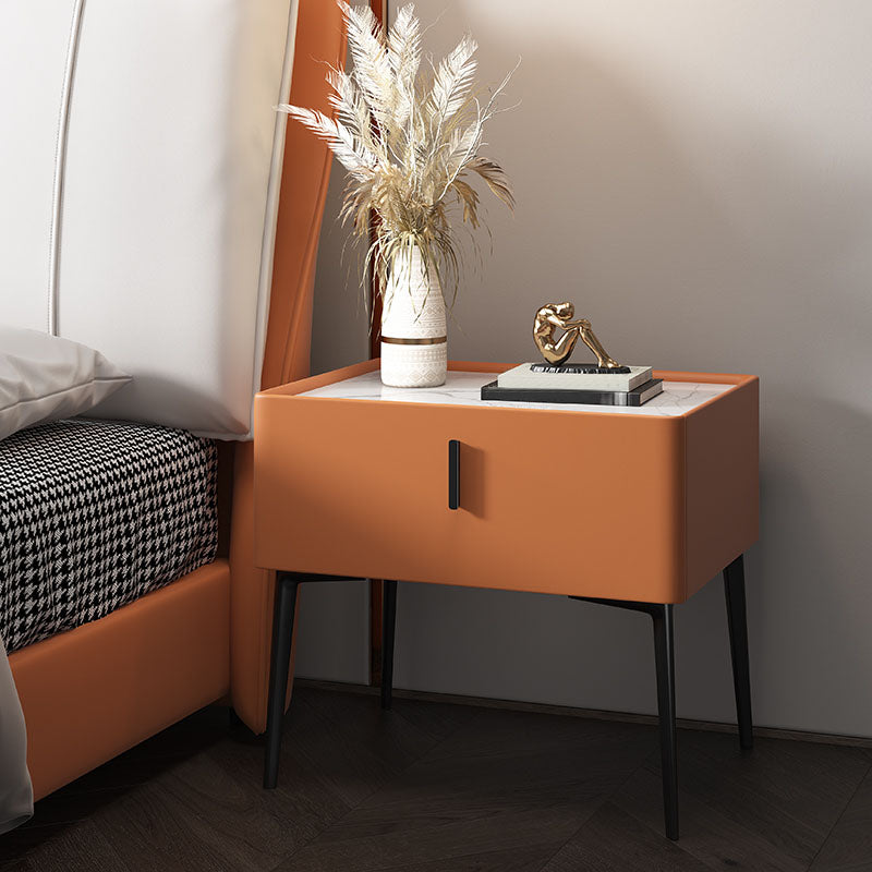 Drawer Storage Nightstand Modern Bedside Cabinet for Bedroom