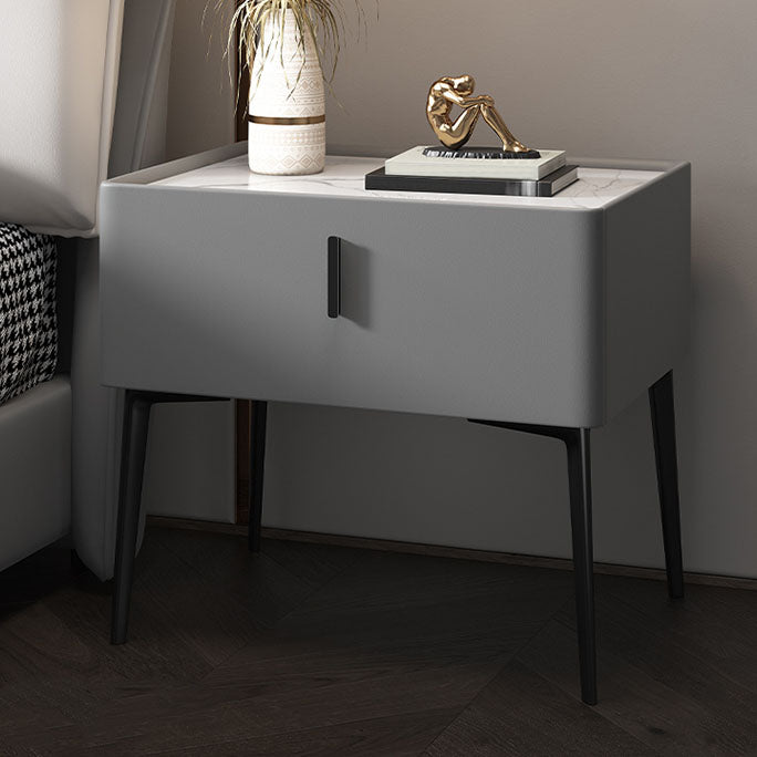 Drawer Storage Nightstand Modern Bedside Cabinet for Bedroom