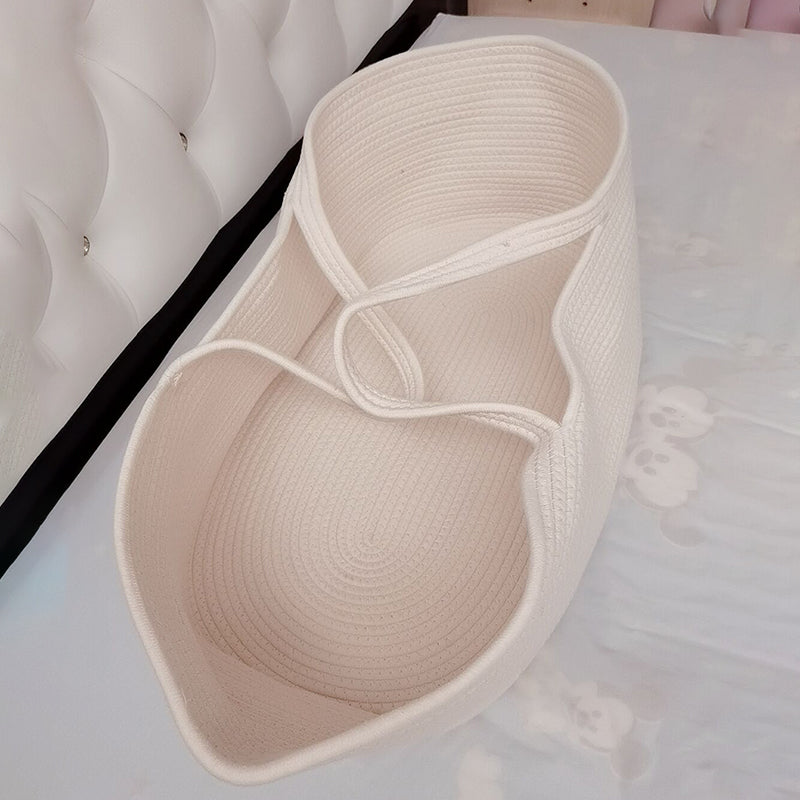 Portable Moses Basket Foldable Oval Moses Basket for Newborn