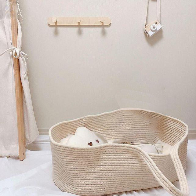 Portable Moses Basket Moses Foldable Basket with Bedding for Newborn