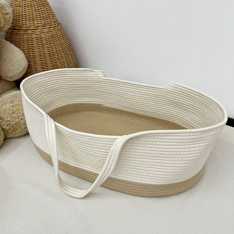 Portable Moses Basket Moses Foldable Basket with Bedding for Newborn