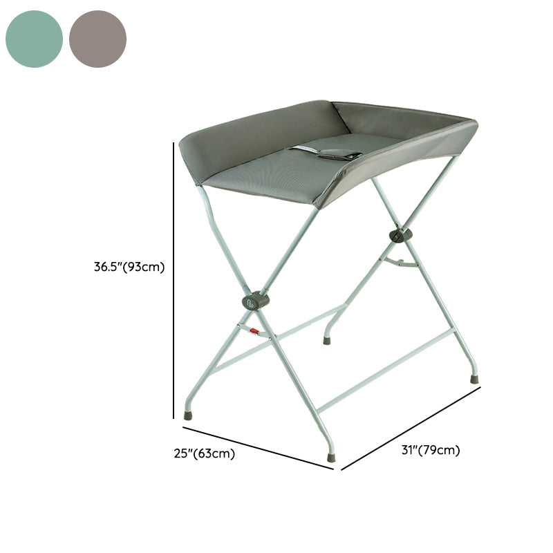 Modern Baby Changing Table Metal Changing Table with Shelf, Portable Changing Table