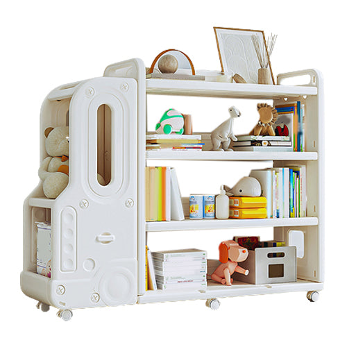 Contemporary Open Back Standard Kids Bookcase Plastic Standard Bookcase