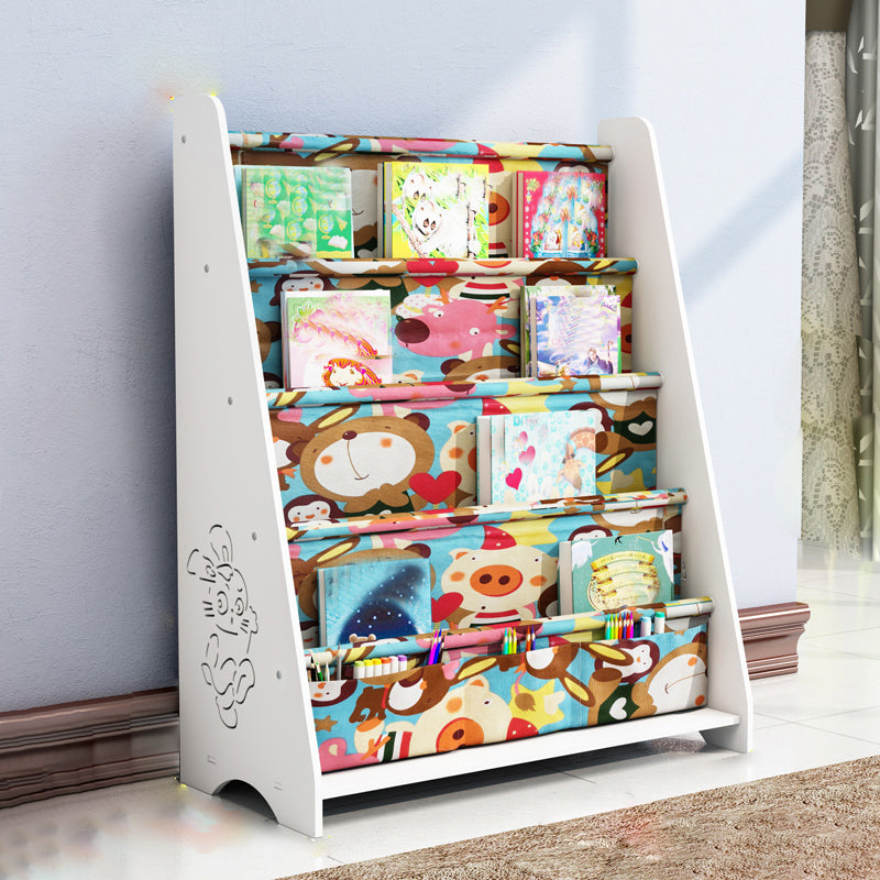 Scandinavian Book Display Plastic Book Shelf Fire Resistant Animals