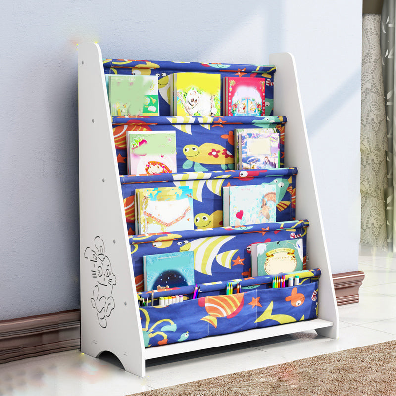 Scandinavian Book Display Plastic Book Shelf Fire Resistant Animals