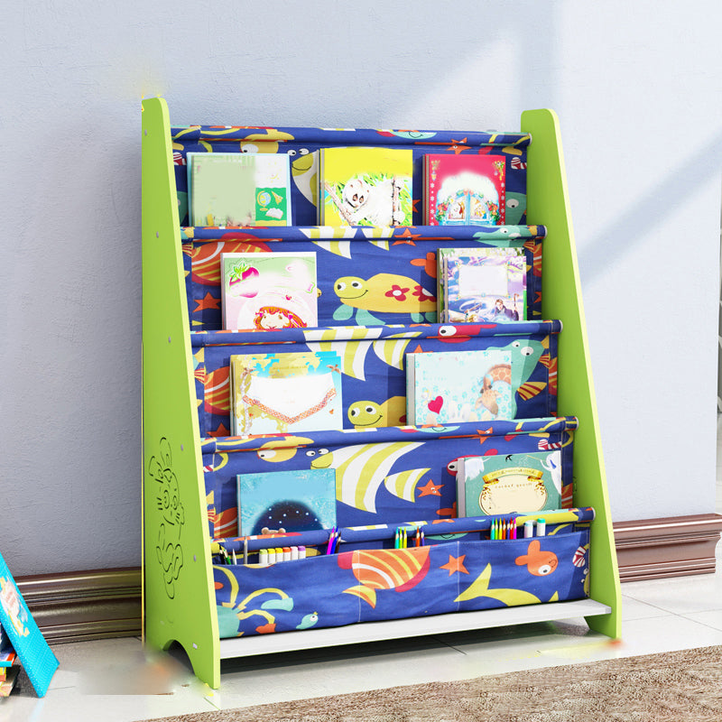 Scandinavian Book Display Plastic Book Shelf Fire Resistant Animals