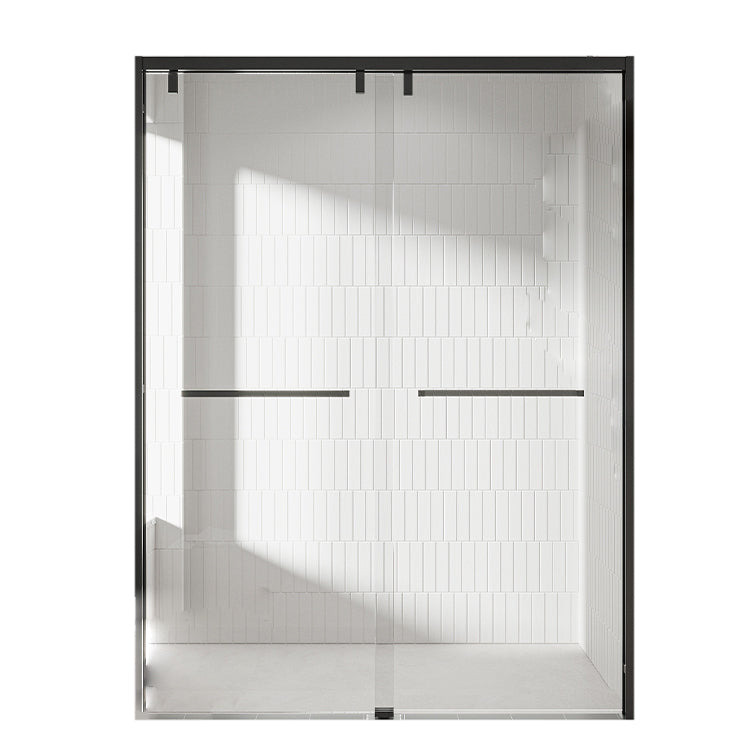 Transparent Tempered Shower Bath Door Double Sliding Shower Door