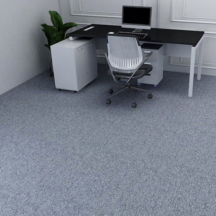 Carpet Tiles Solid Color Stain Resistant Multi Level Loop Indoor Carpet Tiles