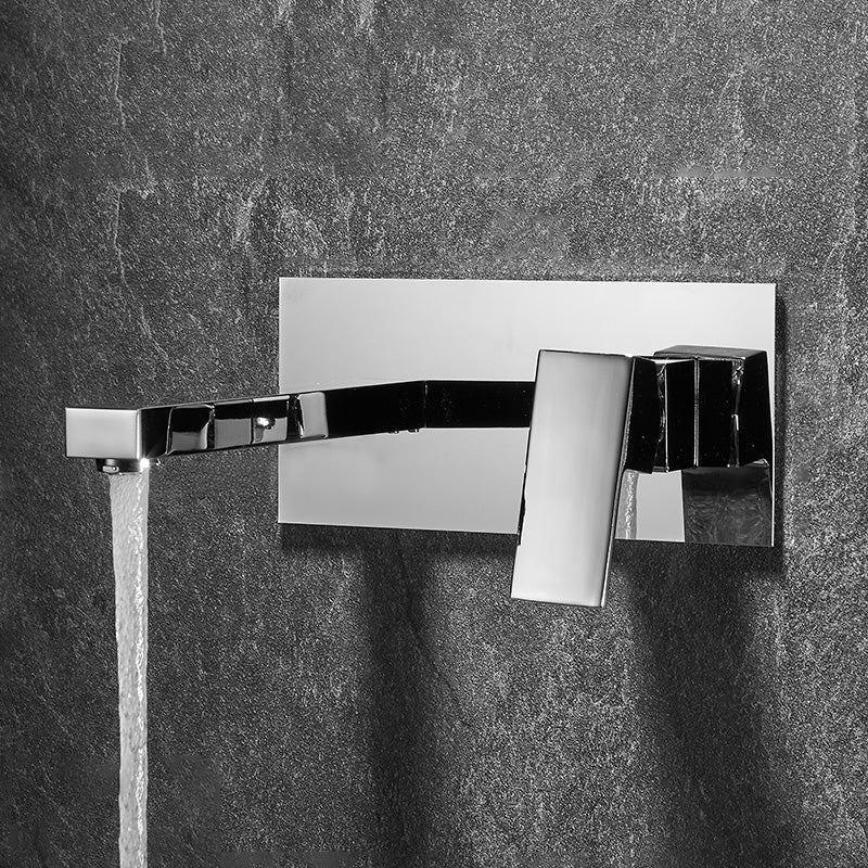 Bathroom Faucet Wall-mounted Lever Handle Multi-function Faucet