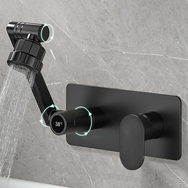 Bathroom Faucet Wall-mounted Lever Handle Multi-function Faucet