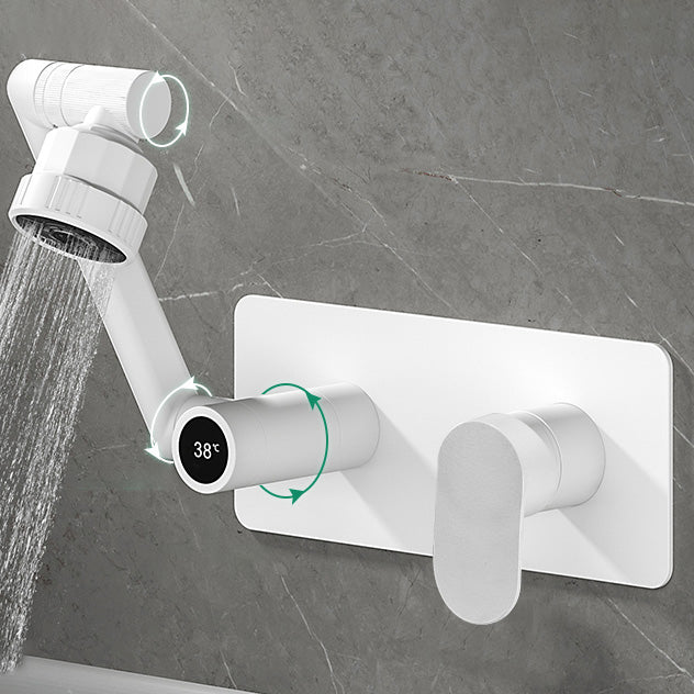 Bathroom Faucet Wall-mounted Lever Handle Multi-function Faucet