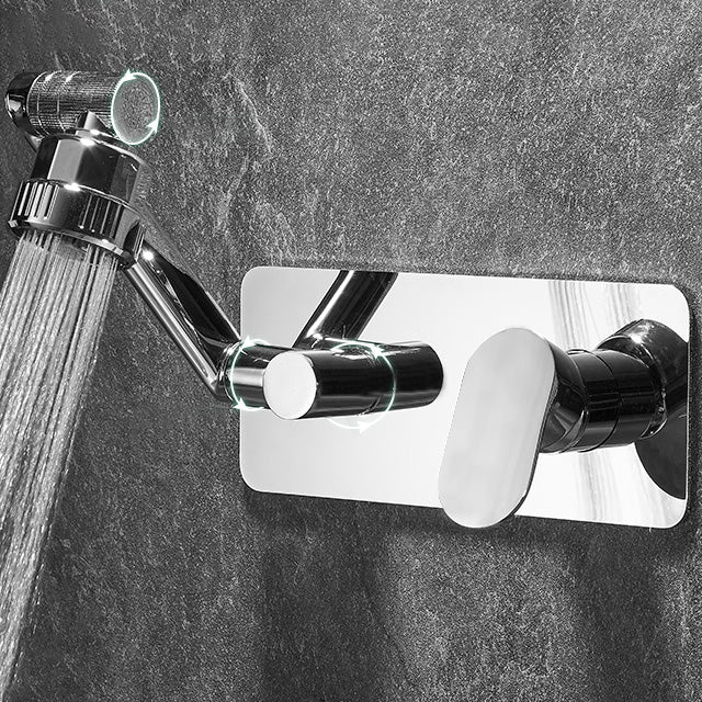 Bathroom Faucet Wall-mounted Lever Handle Multi-function Faucet