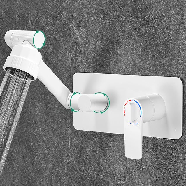 Bathroom Faucet Wall-mounted Lever Handle Multi-function Faucet