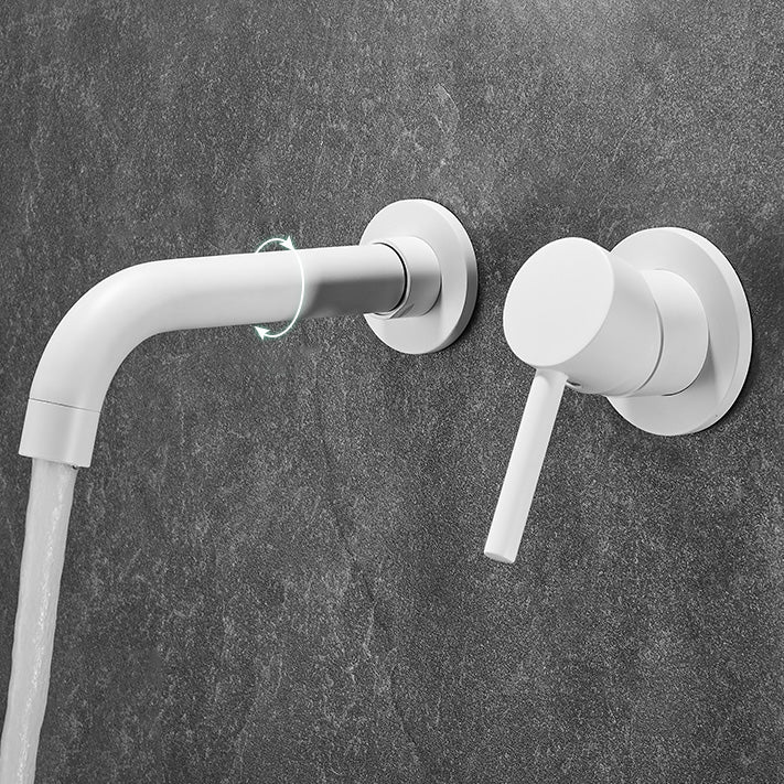 Bathroom Faucet Wall-mounted Lever Handle Multi-function Faucet