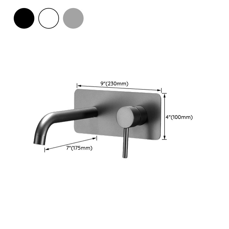 Bathroom Faucet Wall-mounted Lever Handle Multi-function Faucet