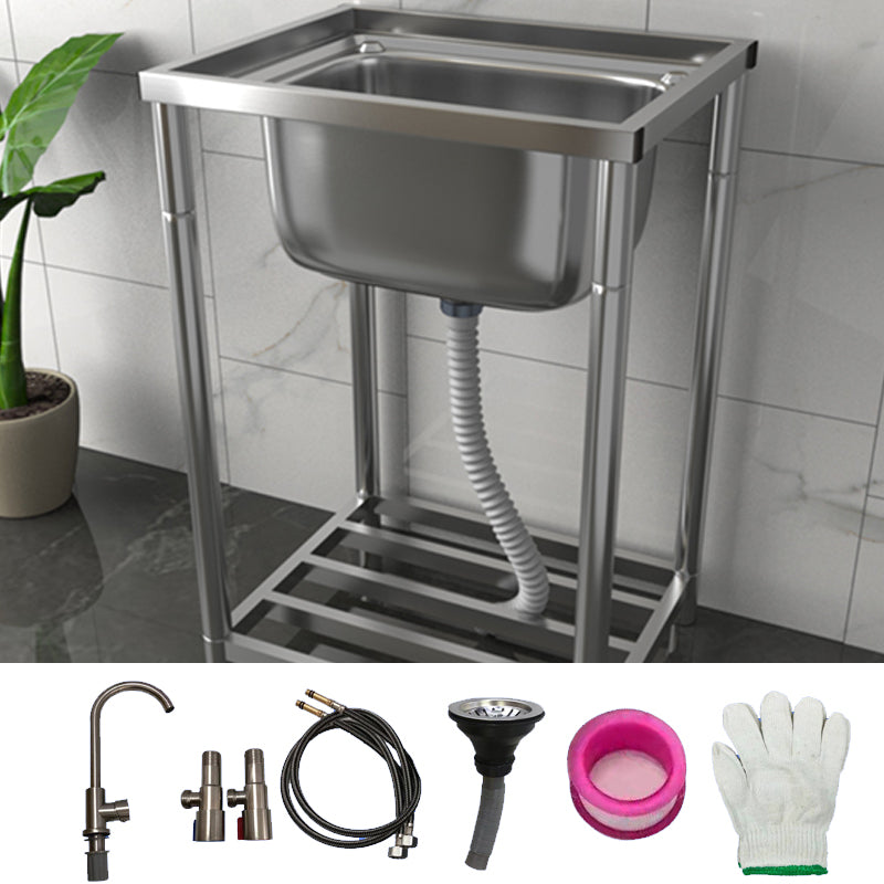 Modern Style Kitchen Sink Stainless Steel All-in-one Kitchen Sink with Drain Assembly