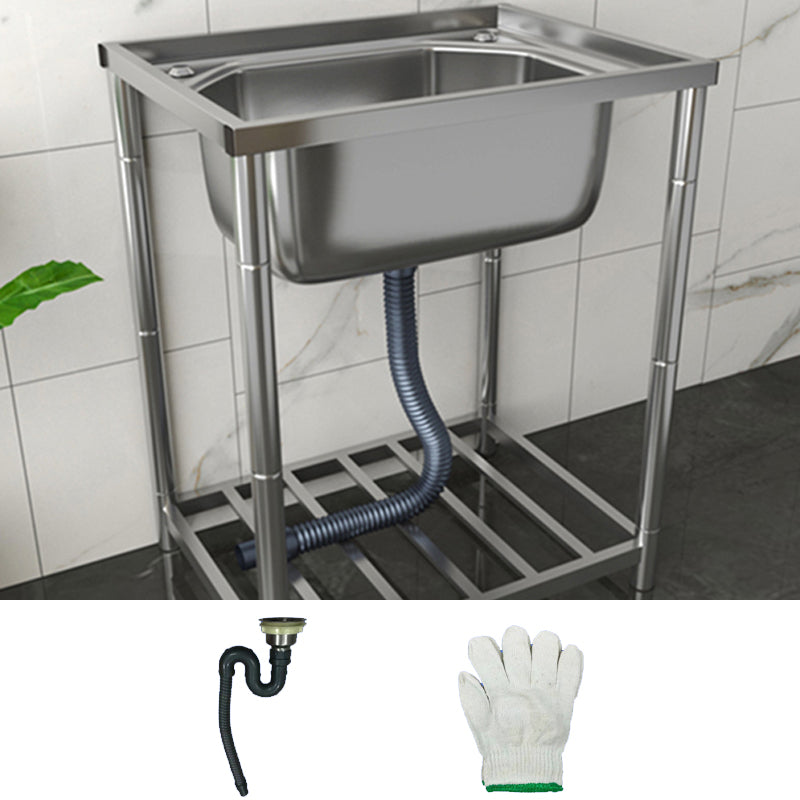 Modern Style Kitchen Sink Stainless Steel All-in-one Kitchen Sink with Drain Assembly