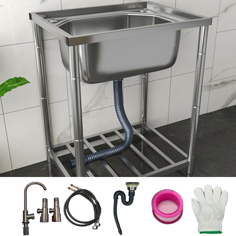 Modern Style Kitchen Sink Stainless Steel All-in-one Kitchen Sink with Drain Assembly