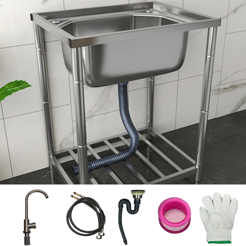 Modern Style Kitchen Sink Stainless Steel All-in-one Kitchen Sink with Drain Assembly