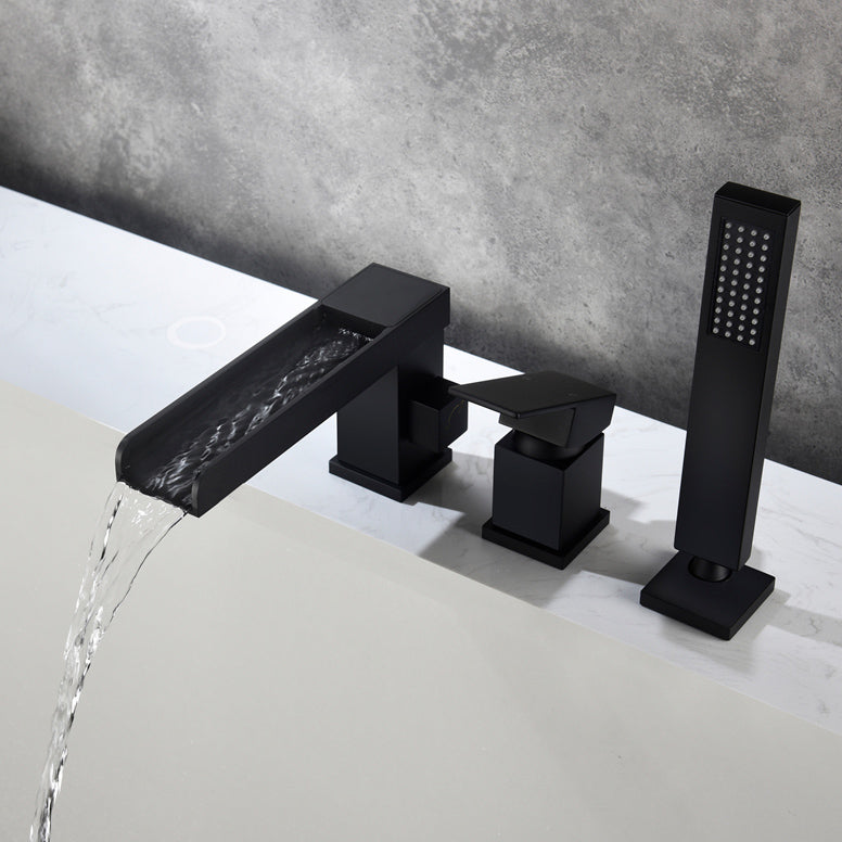 Modern Bathtub Faucet Solid Color Deck Mount Roman Tub Faucets