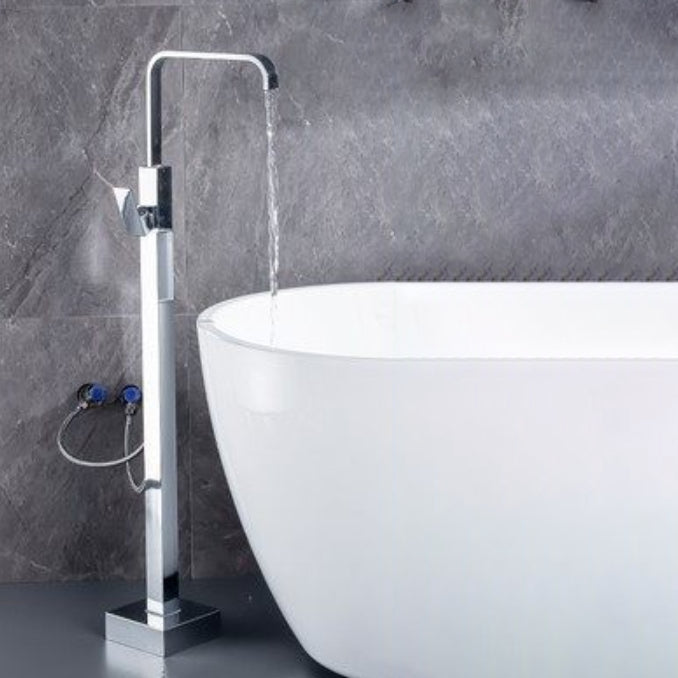 Modern Freestanding Bathtub Metal Faucet Freestanding Tub Faucet