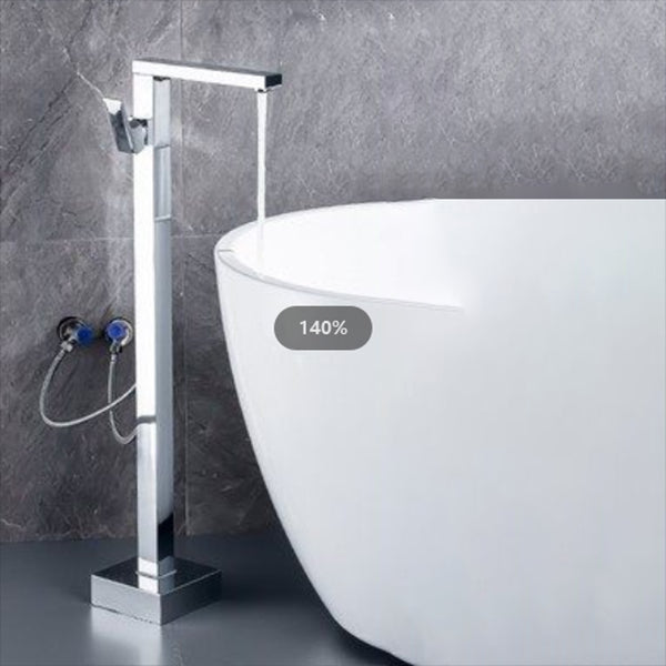 Modern Freestanding Bathtub Metal Faucet Freestanding Tub Faucet