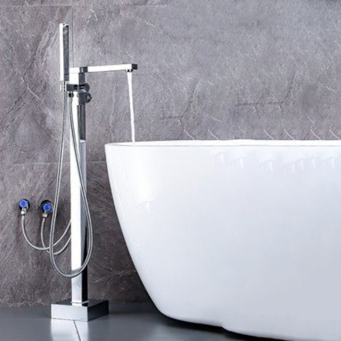 Modern Freestanding Bathtub Metal Faucet Freestanding Tub Faucet