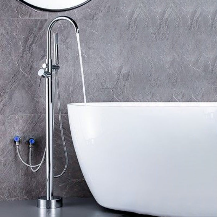 Modern Freestanding Bathtub Metal Faucet Freestanding Tub Faucet