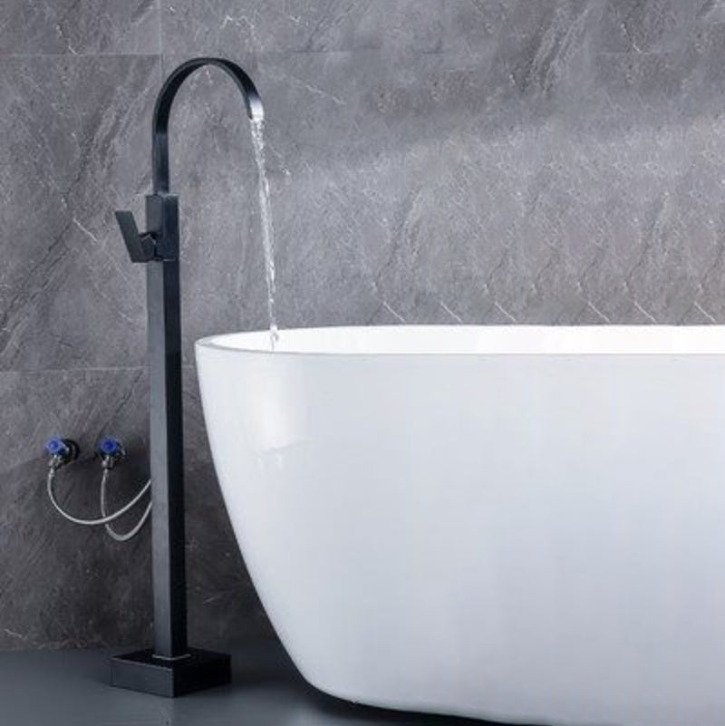 Modern Freestanding Bathtub Metal Faucet Freestanding Tub Faucet