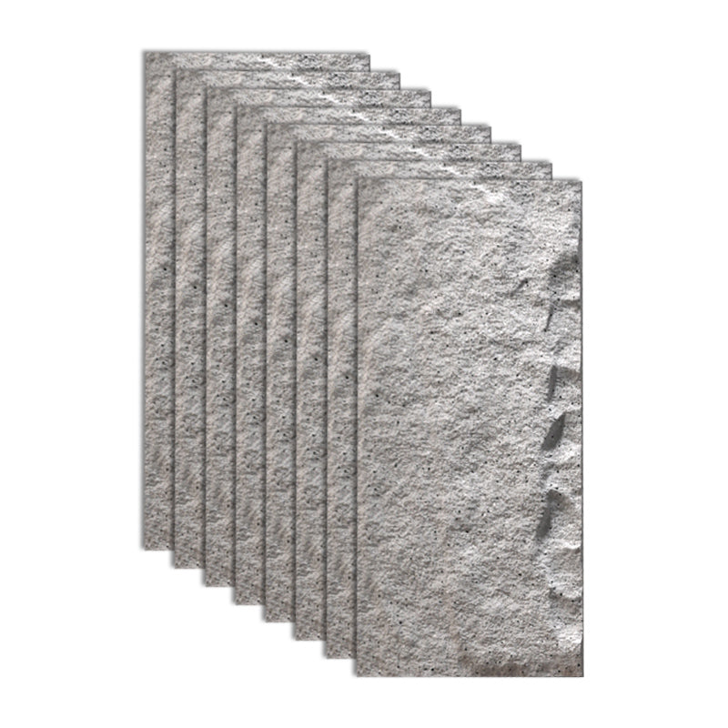 Engineered Stone Tile Fire Resistant Rectangle Stacked Stone Wall Tile