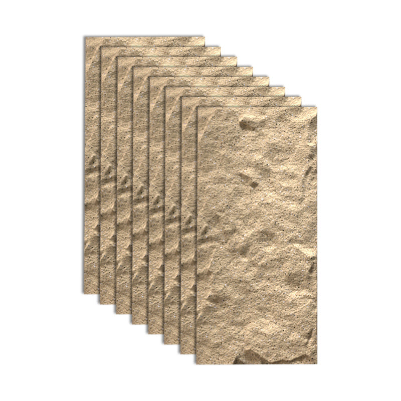 Engineered Stone Tile Fire Resistant Rectangle Stacked Stone Wall Tile