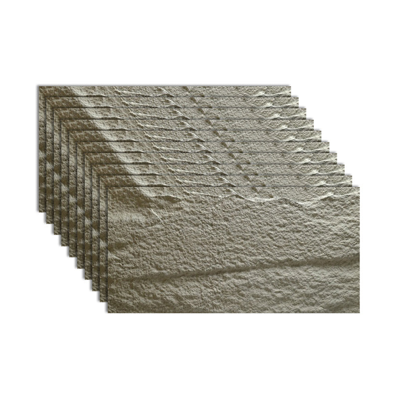 Stacked Stone Tile Fire Resistant Rectangle Singular Wall Tile