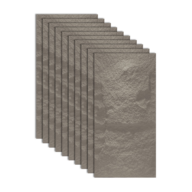 Rectangle Stacked Stone Tile Fire Resistant Singular Tile for Indoor Wall