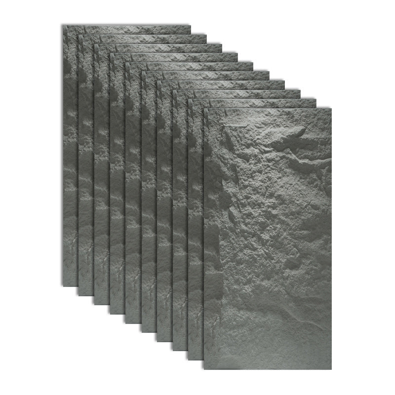 Rectangle Stacked Stone Tile Fire Resistant Singular Tile for Indoor Wall