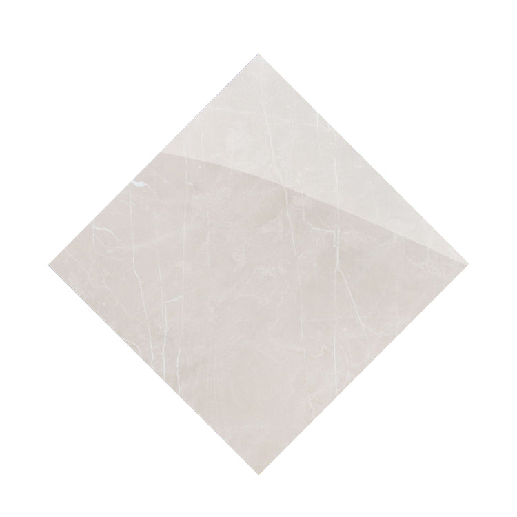 Square Floor Tile Straight Edge Polished Water Resistant Singular Tile