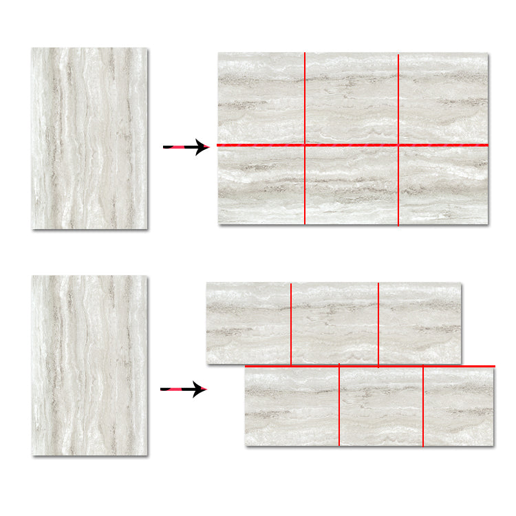 Single Tile Wallpaper Rectangular Shape Peel and Stick Wall Tile with Waterproof