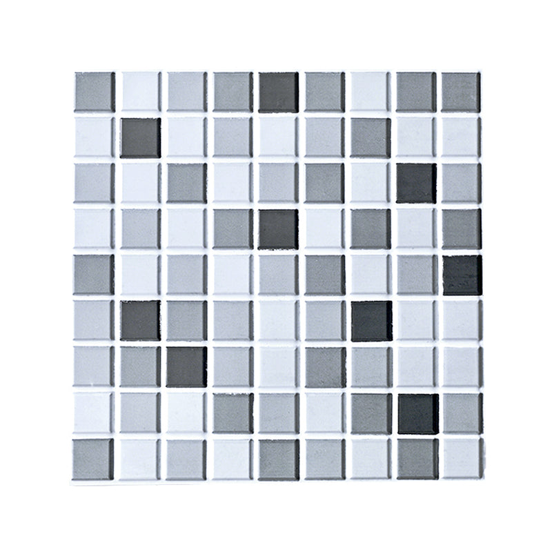 PVC Peel & Stick Mosaic Tile Square Shape Mosaic Tile Wallpaper