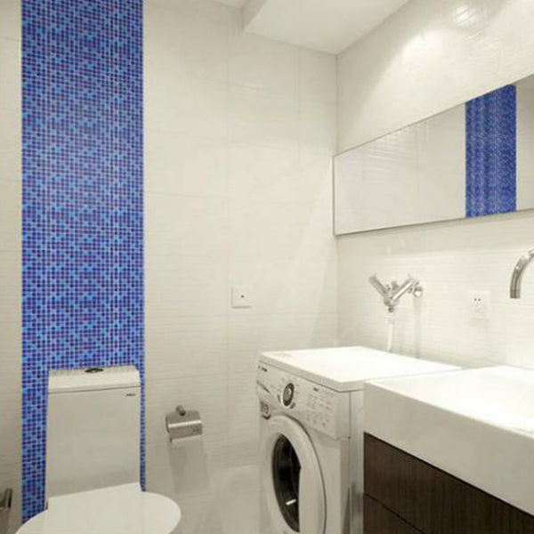 Mosaic Tile Wallpaper PVC Waterproof Peel and Stick Wall Tile with Square Shape