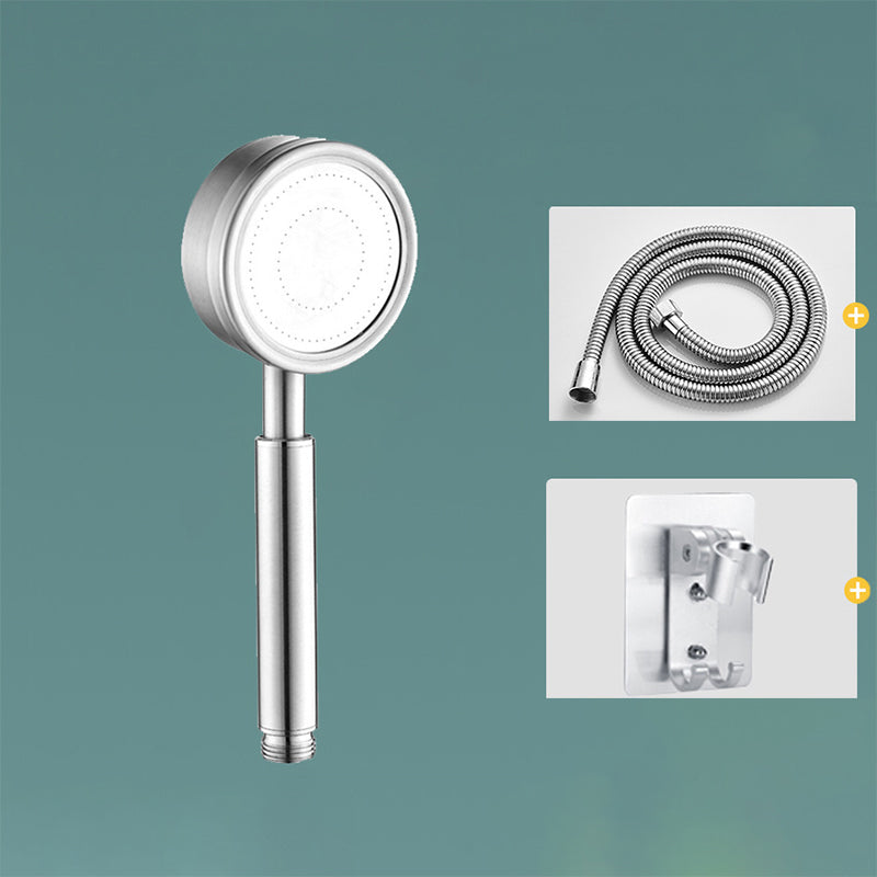 Modern Shower Head Stainless Steel Round Metal Handheld Shower Head